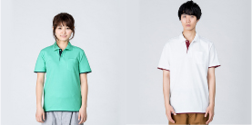 レイヤードポロシャツで部活Tシャツ・チームTシャツを